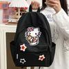 Schoolbagkt Cat School Bag Female Junior High School Student Backpack Large Capacity College Student Campus Backpack Oxford Cloth Backpack
