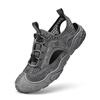 Mens Closed Toe Sandals Summer Mesh Breathable Fashion Casual Leather Sandals Large Size Climbing Shoes