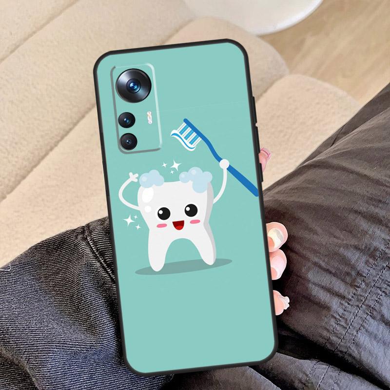 Dentist Tooth Dental Hygienist Case For Xiaomi 13 14 15 Ultra 11T 12T 13T 14T Pro Cover For POCO X7 X3 X5 X6 F5 F6 F7 Pro