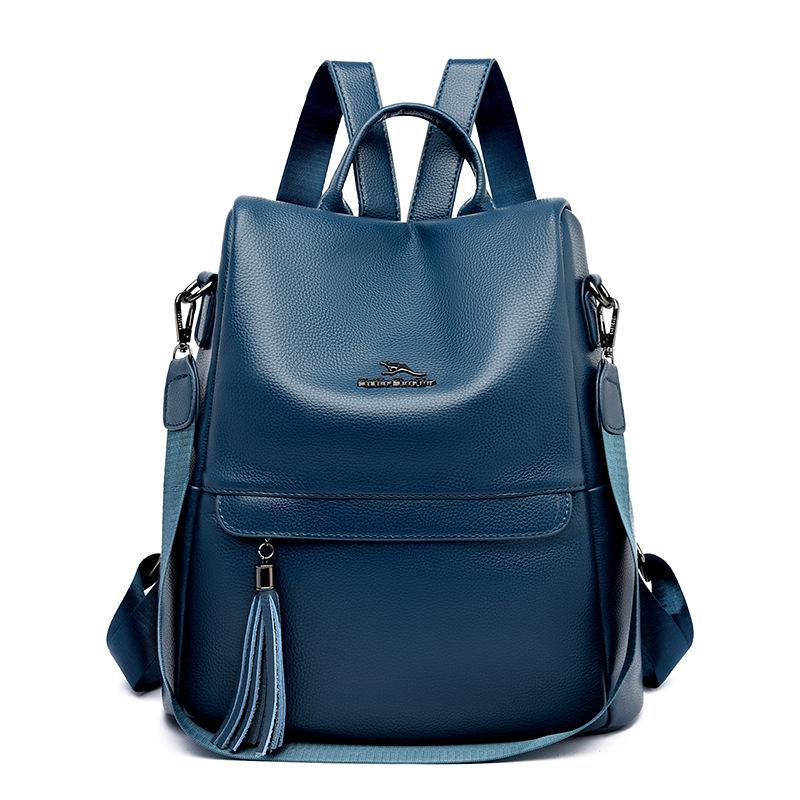 

2025 autumn new bag women s trend shoulder bag bags fashion versatile tote bag simple handbag синий