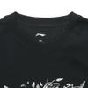 Li Ning Basketball Letter Logo Print Fashion Retro Comfortable Crew Neck Pullover Short Sleeve T-Shirt Casual Sports Set AHSUA05-2+AKST593-7