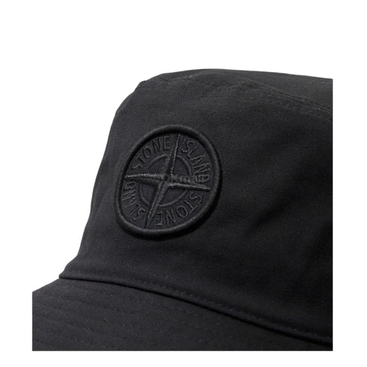 Stone Island Casual Raised Logo Embroidered Flat Top Cotton Fisherman Hat Men hats Multicolor K1S1591009-81S0065-V0029