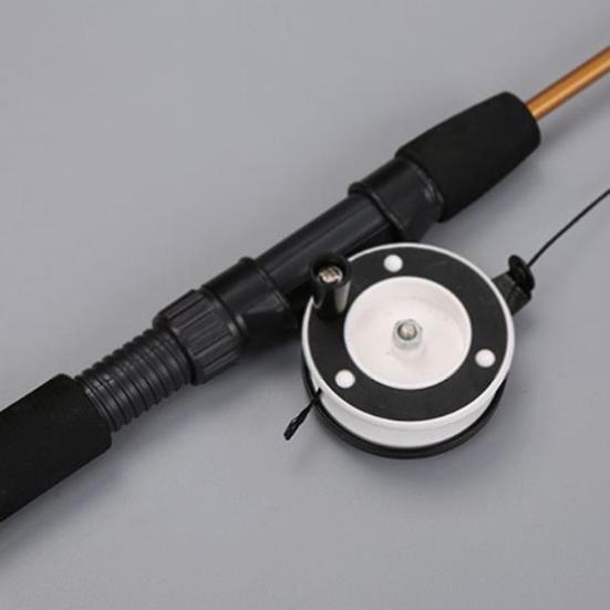 Pet Cat Kitten Feather Bell Retractable Fishing Rod Pole Playing Teaser Toy