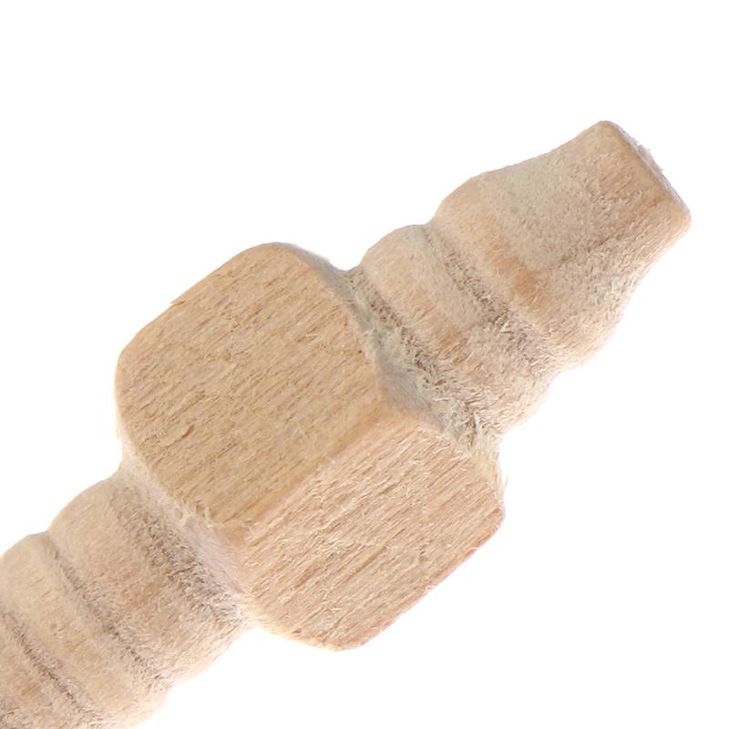 4 Peças/Lote 1:12 Casa de Bonecas Miniatura DIY Acessórios de Madeira para Perna de Cadeira e Mesa