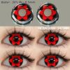 EYESHARE DEMON Red Cosplay Contact Lenses for Eyes Blood-red Pupils Halloween Eye Lens White/Black Softlens