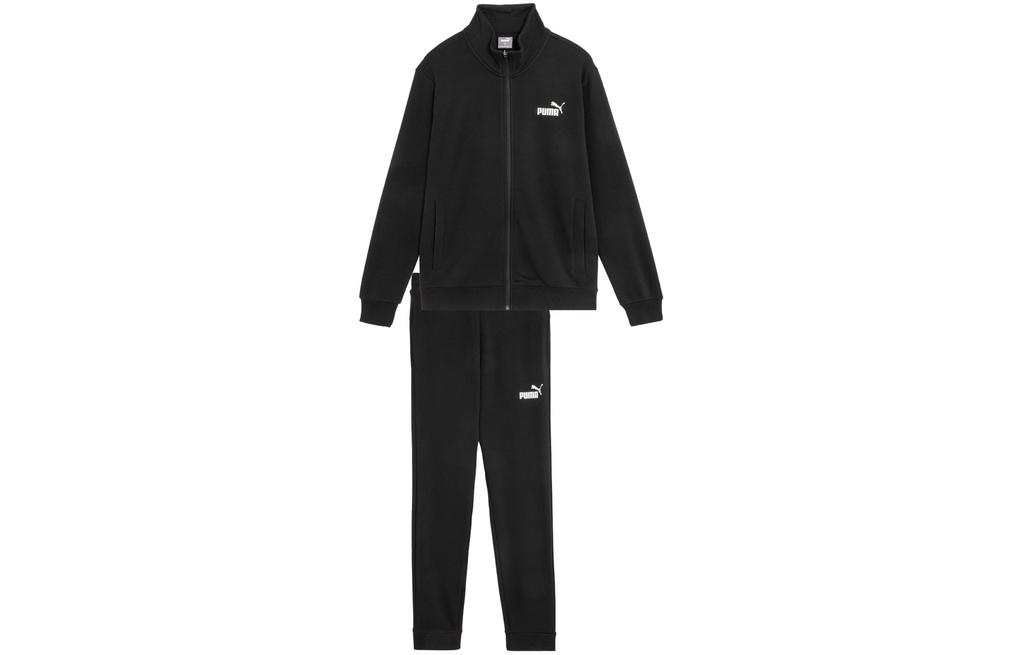 PUMA CLEAN SWEAT SUIT Casual Sportswear Men's Black