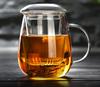 Chinese style tea mug with lid filter 550ml.Coffee Cups Tea Set Mugs Beer Drink Office Mug Transparent Drinkware Glass Cup