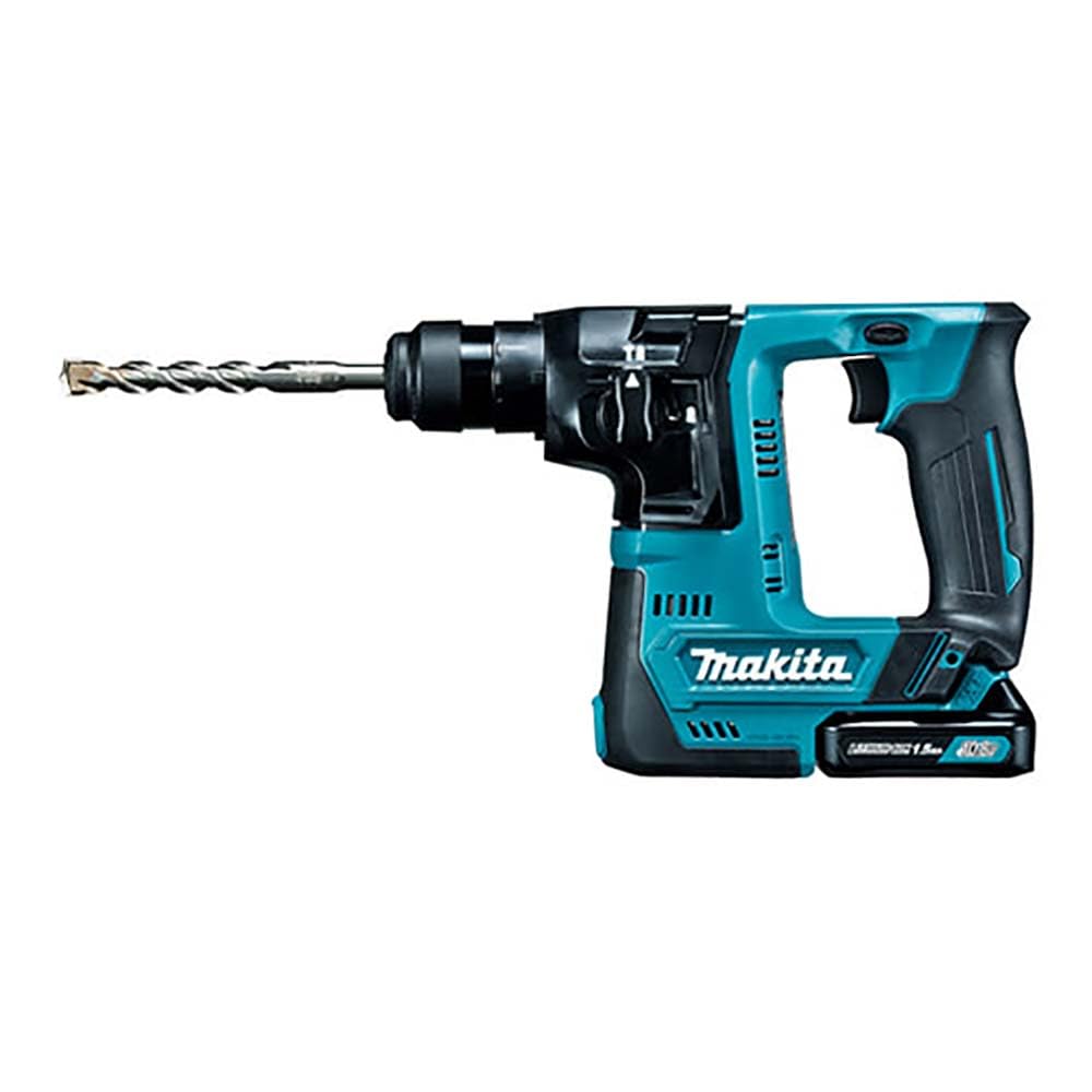 

Makita HR140DSHX Аккумуляторный перфоратор 14 мм с аккумулятором и зарядным устройством Дрель, 10,8 В, SDS+,