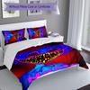 3pcs Custom Name Poppy Playtime Bedding Set,Includes 1 Duvet Cover and 2 Pillowcases,All-season Bedroom Decor
