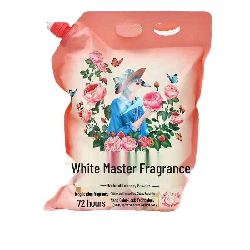Libai Fragrance Laundry Powder: Softening, Low Foam, Easy Rinse, Color & Fabric Protection, Deep Clean, Long-Lasting Scent - 2600g.