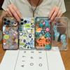 Colorful Starfish Pattern Phone Case For iPhone 17e 17 16 15 14 Pro Max 14 13 Pro 16 Clear Shockproof TPU Card Slot Pocket Cover