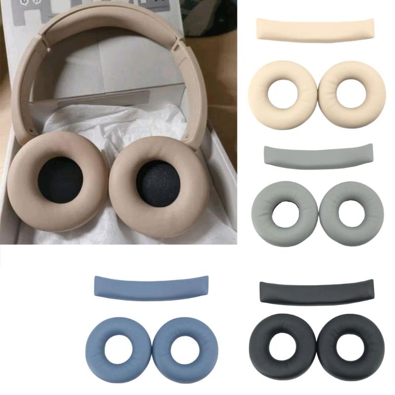 Replacement Headband Cushion and Earpads for WH-CH500 CH510 ZX330BT Enhanceds Comfort with Soft Sponges Protein Leather