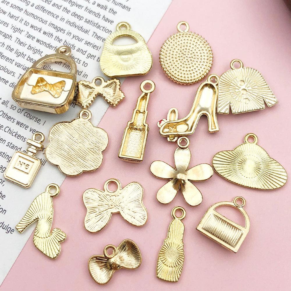 Five-Pointed Star Rhinestone Pearl Resin Hairpin DIY Accessory