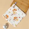 Gentle & Breathable Cotton Towel Handkerchief Wipes Baby Washcloth 6 Layers Baby Bibs Versatile Square Wipes for Bathing