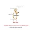 Lucky Bag Gourd Pendant Clip for DIY Amber Jade Silver Accessories