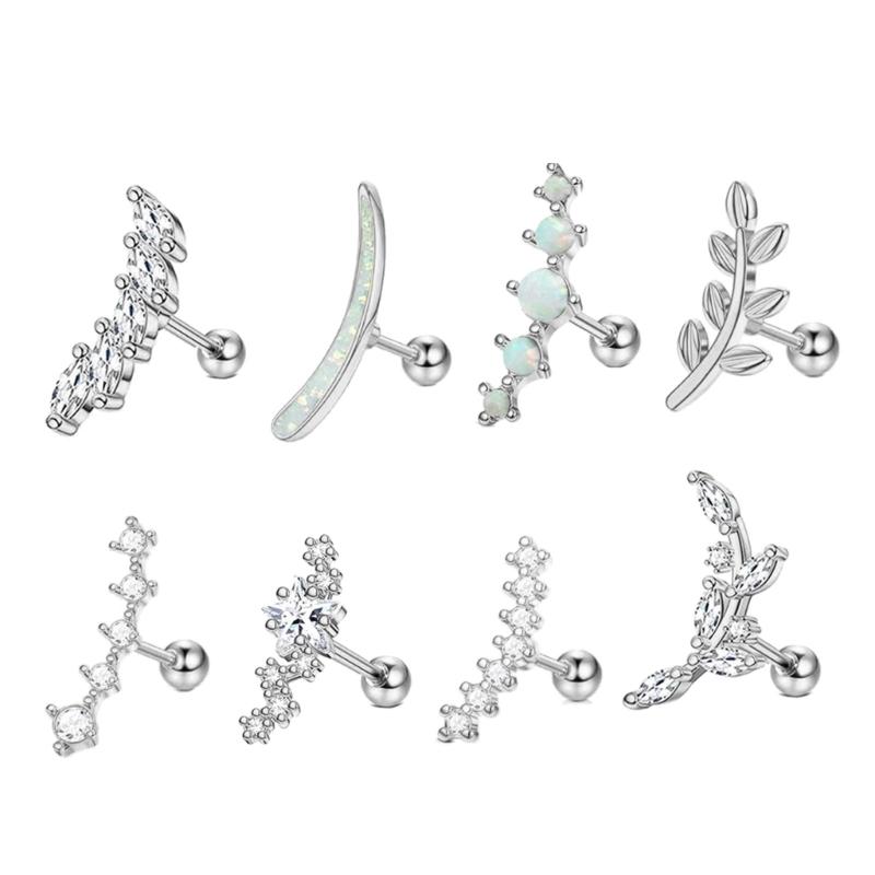 

Artistic Ear Studs Stainless Steel Crafted Jewelry for Women Party Gothic Styles Accessories