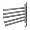 Towel Rack 5 Arm   Towel Bar Wall Mounted Punch   Bathroom Dual Use Storage Rack