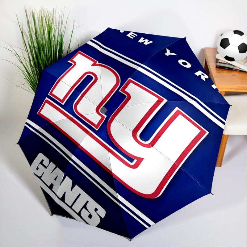New York Giants Helmet Umbrella - Automatic Open/Close, Compact 8-Rib Lightweight Umbrella Essential for outdoorPicnic Accessory Fan Gifts