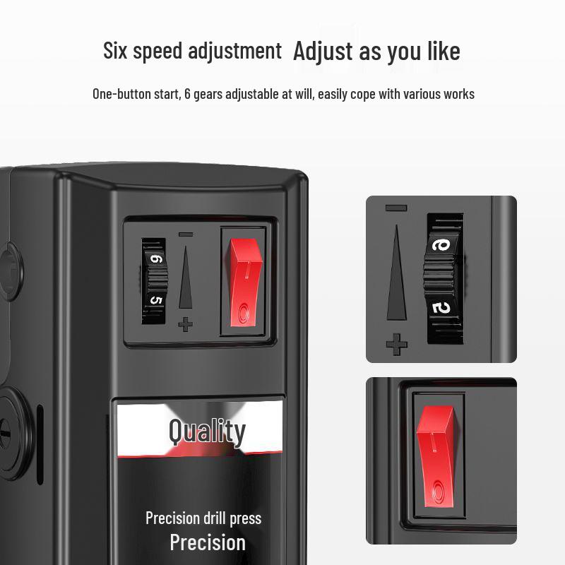 High-Power 220V Industrial-Grade Bench Drill: Multi-Functional Household Drilling Machine