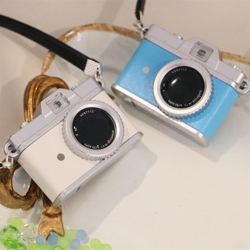Miniature Camera Pendant Keychain With Light And Sound Detail Compact Size Ornament For Daily Use Gifting