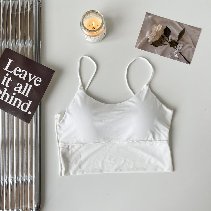 Slimming Seamless Ice Silk Camisole with Chest Pads