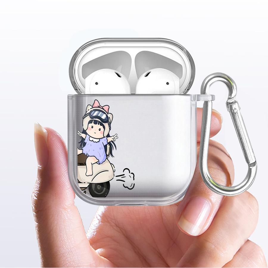 Case For Airpods 3 4 1 Pro 2 Pro3 Pro2 Clear Earphone Cases Cover Cute Cartoon Couple
