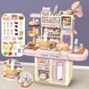 Mini Children Kitchen Toys Set Cook Food Pretend Play Role Toys Kitchen Counter Play Set  Kids Gift