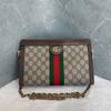 [Pre-Owned] Ophidia GG Monogram Iconic Web Stripe Medium Shoulder Bag - Very Good #TQ34J7