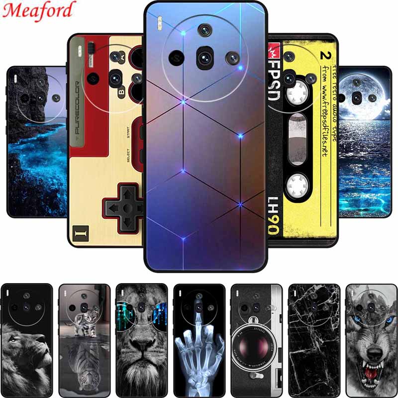 For ZTE nubia Z60S Pro Case Z60SPro Black Silicone Soft Back Cover Case For ZTE Nubia Z60S Pro Phone Case 6.78" Protective Shell