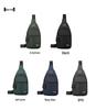 Korean Style Men's Large Capacity Waterproof Oxford Cloth Crossbody Chest Bag - Trendy Multifunctional Sports & Casual Shoulder Bag