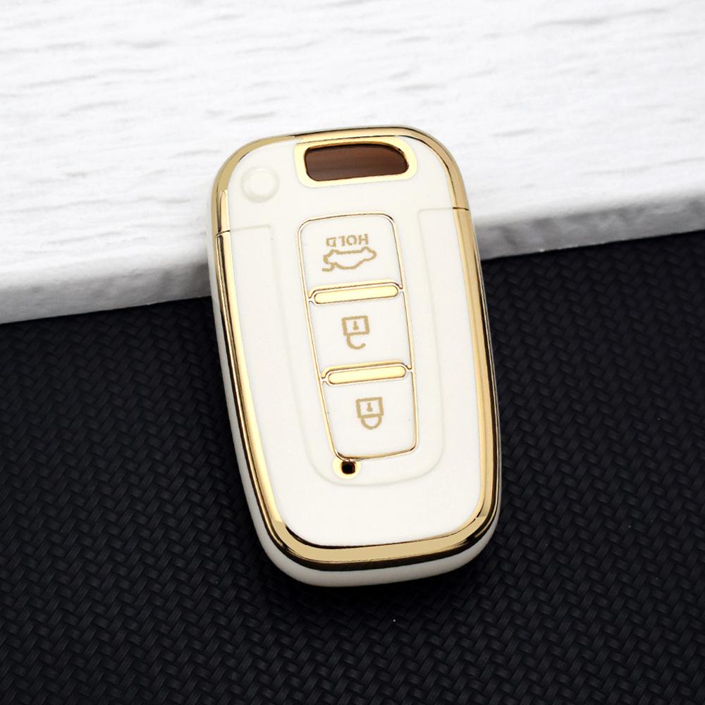 TPU Car Key Case Cover for Hyundai IX35 Elantra Sonata 8 9 for Kia Sportage K5 K2 Sorento Optima Forte Auto A3 Buttons ccessory