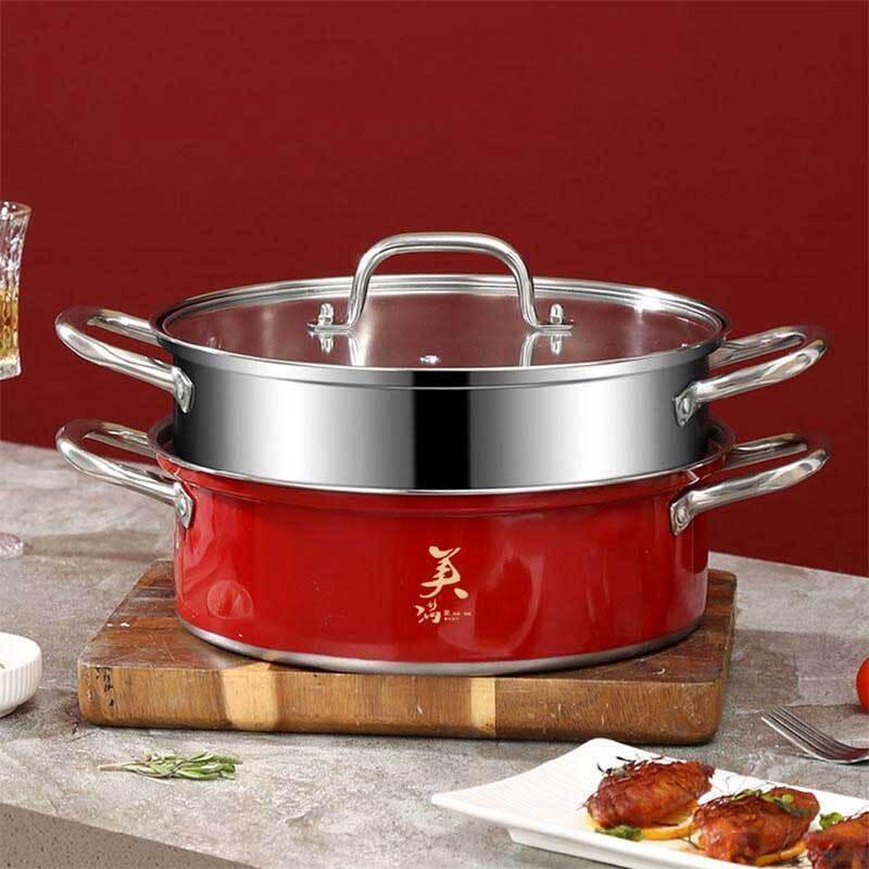 SISTEEL Good Fortune 28CM Steamer Pot