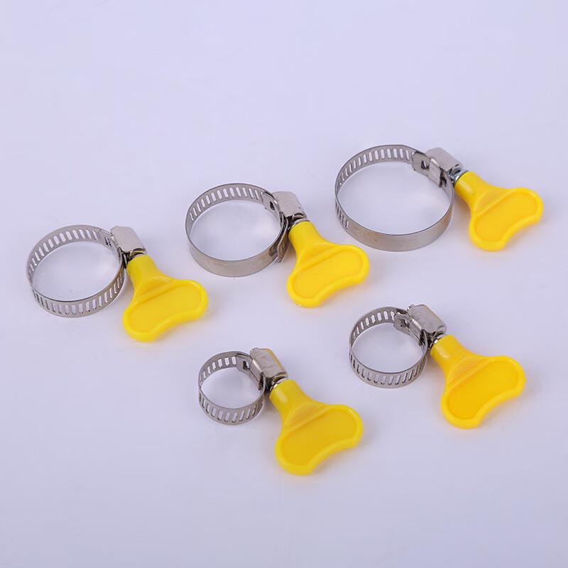 Stainless Steel Hose Clamp with Plastic Handle