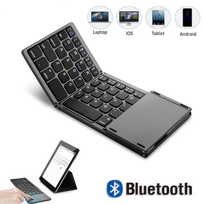 Nouveau mini clavier Bluetooth portable pliable à trois touches, pavé tactile sans fil, pour tablette iOS, Android, Windows, iPad