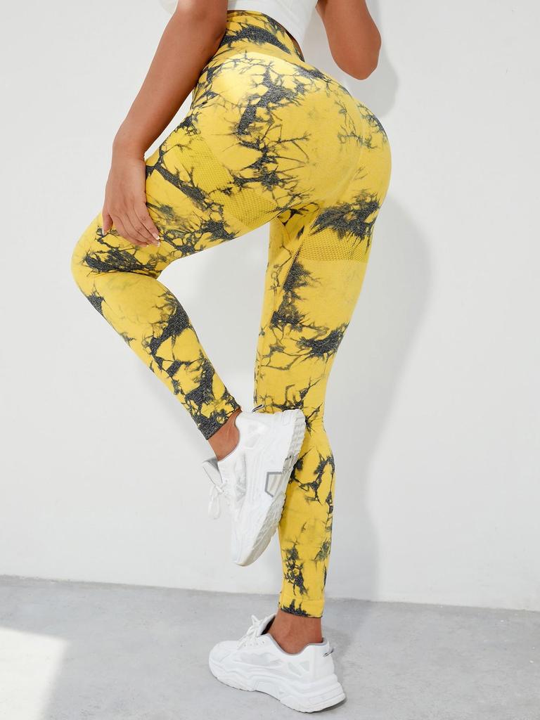 Women's High-Waisted Peach Butt Lifting Yoga Pants - Seamless, Quick-Dry, Skinny Fit