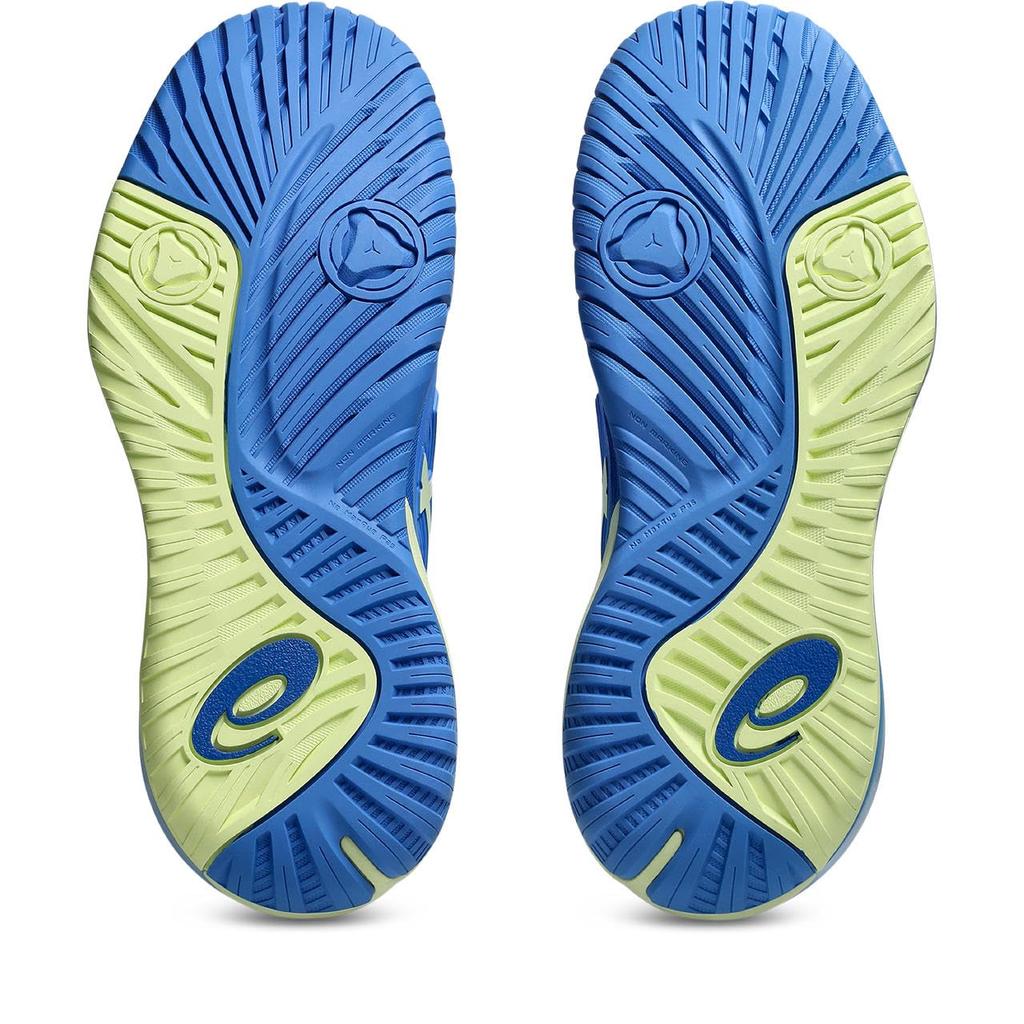 ASICS X Tennis Shoes 1042A279 Size 400 Size E GEL-RESOLUTION Women's (Blue Coast/Huddle Yellow) (Size 25.0 cm)