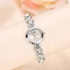 Yousheng Ladies Elegant Wrist Watch Exquisite Women Bracelet Rhinestones Quartz Faux Crystal Small Dial Watch
