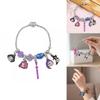 Kpop Demon Hunters Cartoon Jewelry Bracelet With Zinc Alloy Dangle For Women And Men