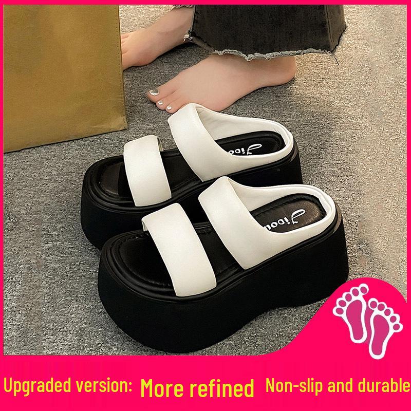 High-Heeled Thick-Soled Sandals for Petite Women, 2026 Trend, Perfect with Skirts, Summer Outdoor Beach Fashion