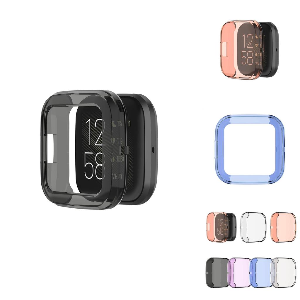 Fitbit Versa2 Transparent Tpu Protective Case Shockproof Scratch-resistant Soft Shell