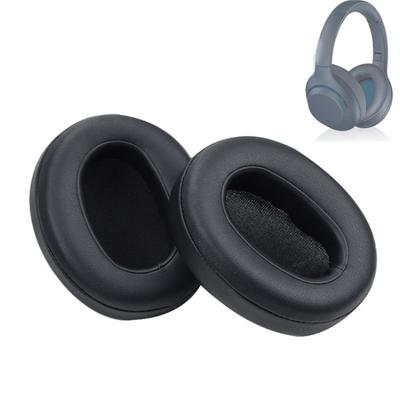 2 adet Sünger Kulaklık Pedi SONY WH-XB900N Kulaklık için, Renkli: Protein Cilt-Siyah