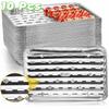 10PCS Thickened Barbecue Tray Heat-resistant BBQ Tin Tray  Oven