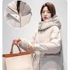 Women's Winter Jacket Korean Style Loose Long Cotton Coat  Plus Size Thickened Outwear