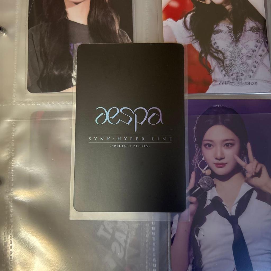 [USED] Aespa DVD Bonus Trading Card Winter SYNK Hyper LINE