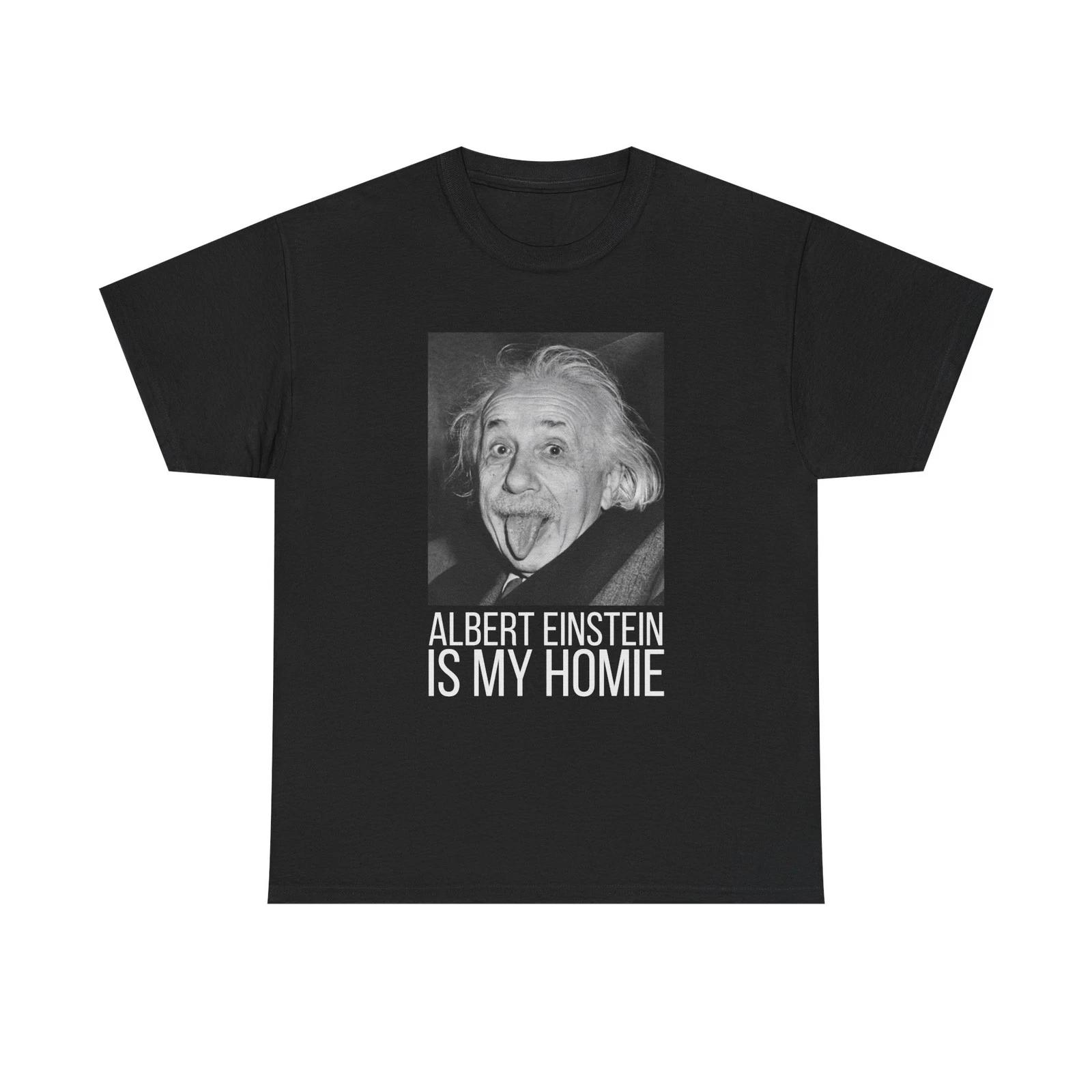 Albert Einstein Meme Tee Funny Science Teacher  Shirt Scientist Quirky STEM Gift 4XL