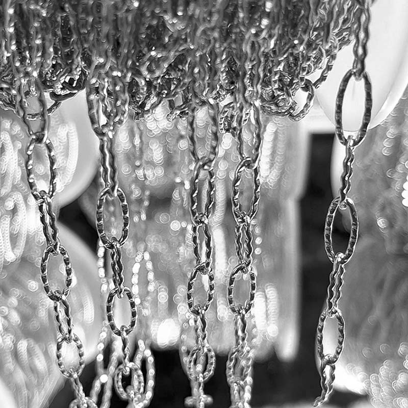 

2M 1M 0.5M Stainless Steel Frosted Embossing Hollow Oval Chain Link Chain DIY Necklace Bracelet Bag Chains Accessories Wholesale 0.5meter