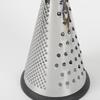 Grater Labor-saving Comfortable Grip Non-slip Rubber Bottom Manual Stainless Steel Cone Cheese Grater with Handle Home Supply