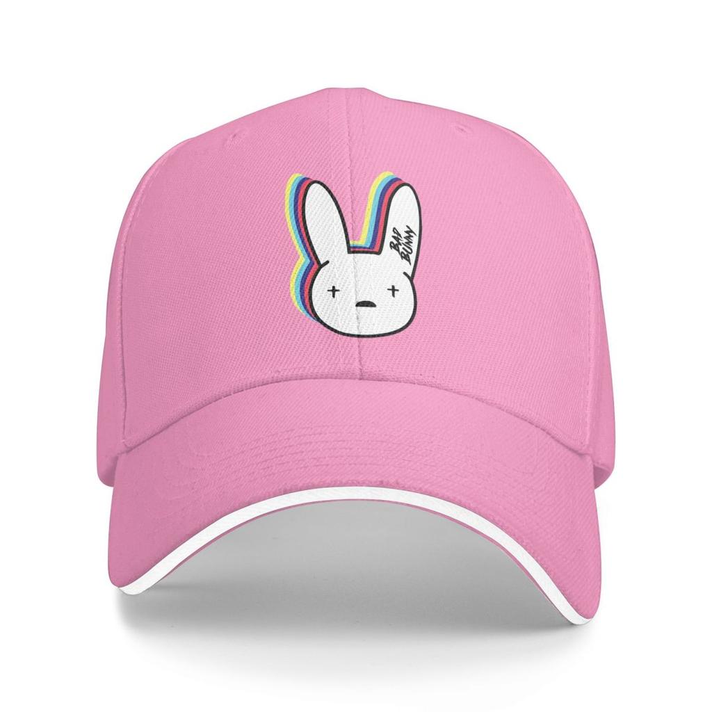 Bad Bunny Rapper Reggaeton Artist Baseball Caps Snapback Baseball Hats Breathable Casual Casquette Outdoor Unisex