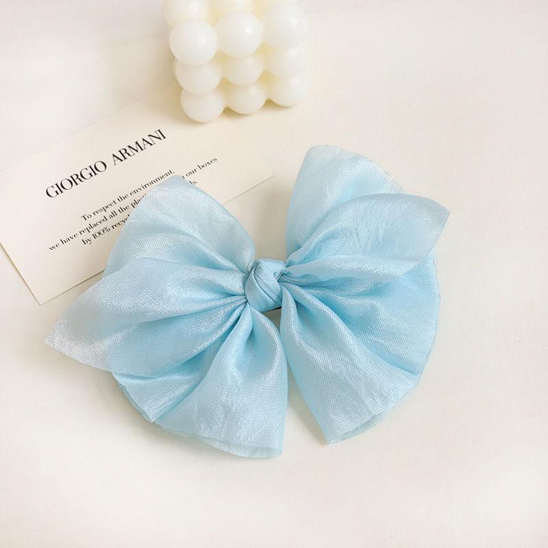 Accessories Headdress Fashion Sweet Cute Bow Clip Hair Ornaments Girls' Hair Ponytail Clip