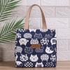 Style Canvas Lunch Tote With Heat Retention For Work And School